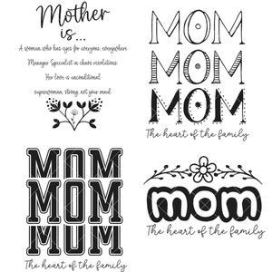 Mother SVG Mothers day svg mom svg Cut File Sublimation Design Mother's Day Funny Mom Quotes Svg Mom Shirt svgs Cut File imagen 3