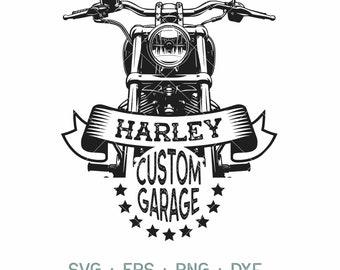 Motorcycle SVG | biker t shirt | harley davidson svg | route 66 svg | Biker T-Shirt | Cricut & Silhouette | Vector Png Dxf Eps