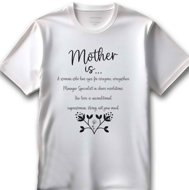 Mother SVG Mothers day svg mom svg Cut File Sublimation Design Mother's Day Funny Mom Quotes Svg Mom Shirt svgs Cut File imagen 7