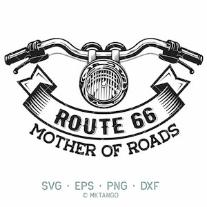 Classic motorcycle svg Route 66 svg Motorcycle SVG harley davidson svg Motorcycle Tshirt route 66 mug Basic motorcycle svg image 1