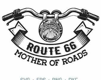 Classic motorcycle svg | Route 66 svg | Motorcycle SVG | harley davidson svg | Motorcycle Tshirt | route 66 mug | Basic motorcycle svg