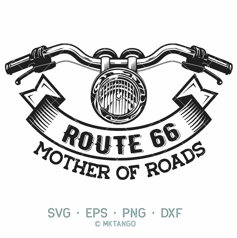 Classic motorcycle svg Route 66 svg Motorcycle SVG harley davidson svg Motorcycle Tshirt route 66 mug Basic motorcycle svg image 1