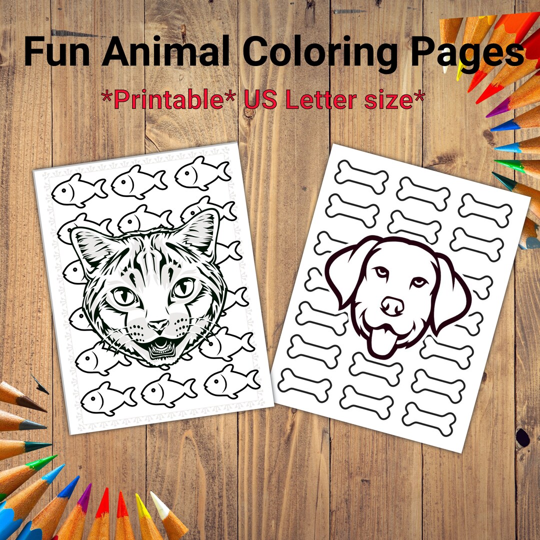 10 Unique Animal Coloring Pages with Names for Learning