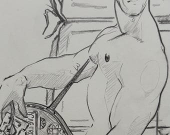 Origineel ondertekende tekening Cheap Boots