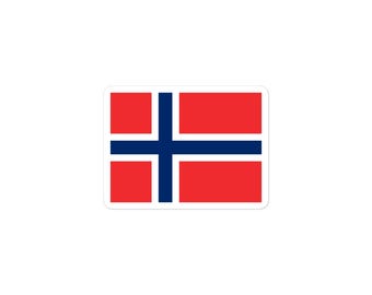 Norwegen Flagge Bubble-Free Sticker