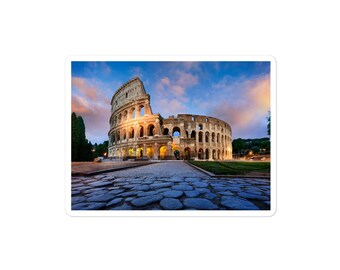 Colosseum Sticker: Rome Italy Travel Souvenir