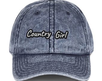 Country Girl Vintage Style Hat