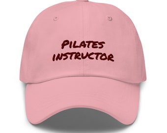 Embroidered Pilates Instructor Hat