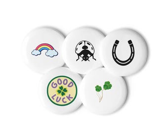 Set von 5 Pin Buttons