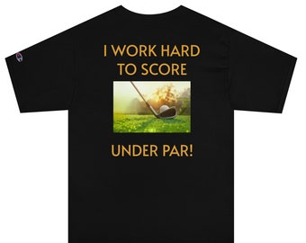 Herren Graphic Custom Golf Champion Kurzarm T-Shirt