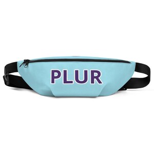 Graphic Smiley Face Emoji PLUR Fanny Pack