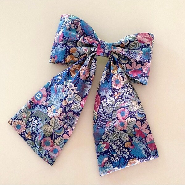 Handmade Selkie Fabric Bow clip