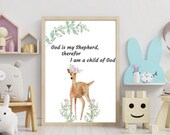 Bible nursery printables, childrenroom printables, printable wall art.