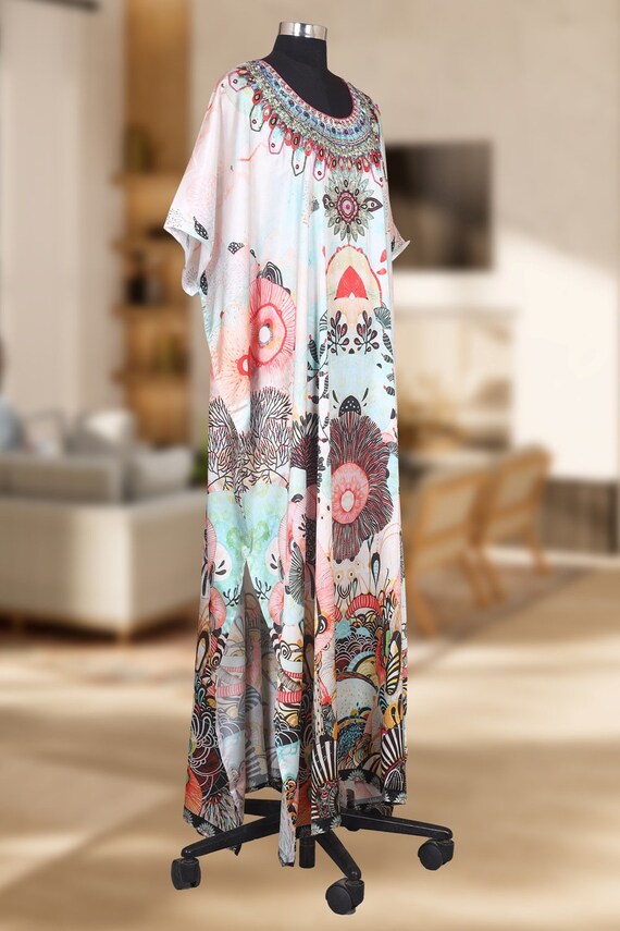 floral frill maxi dress Stolen Love Blue Floral Ruffle Maxi Dress