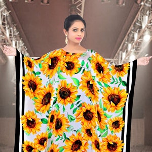 Full length plus size loungewear silk kaftan formal wear caftan for woman beach cover up long sleeve silk caftan silk dress floral print