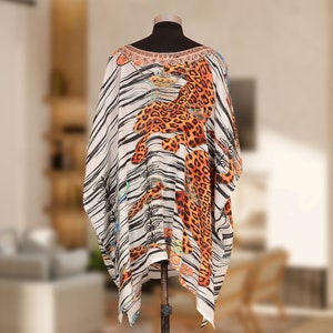 Holidays silk kaftans beautiful silk caftan short silk kaftan for women silk caftan tunic beach wear cover up kaftan gift for her