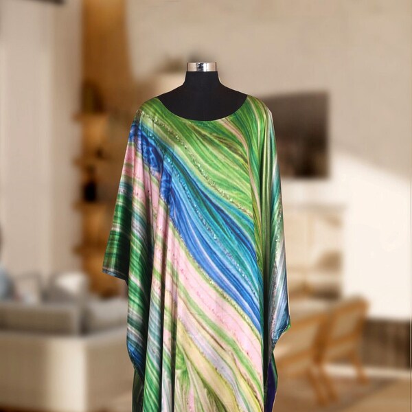 Satin Silk Kaftan