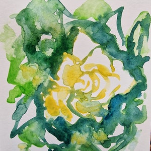 Peinture Aquarelle/Carte unique/ Anniversaires / Fête des mères