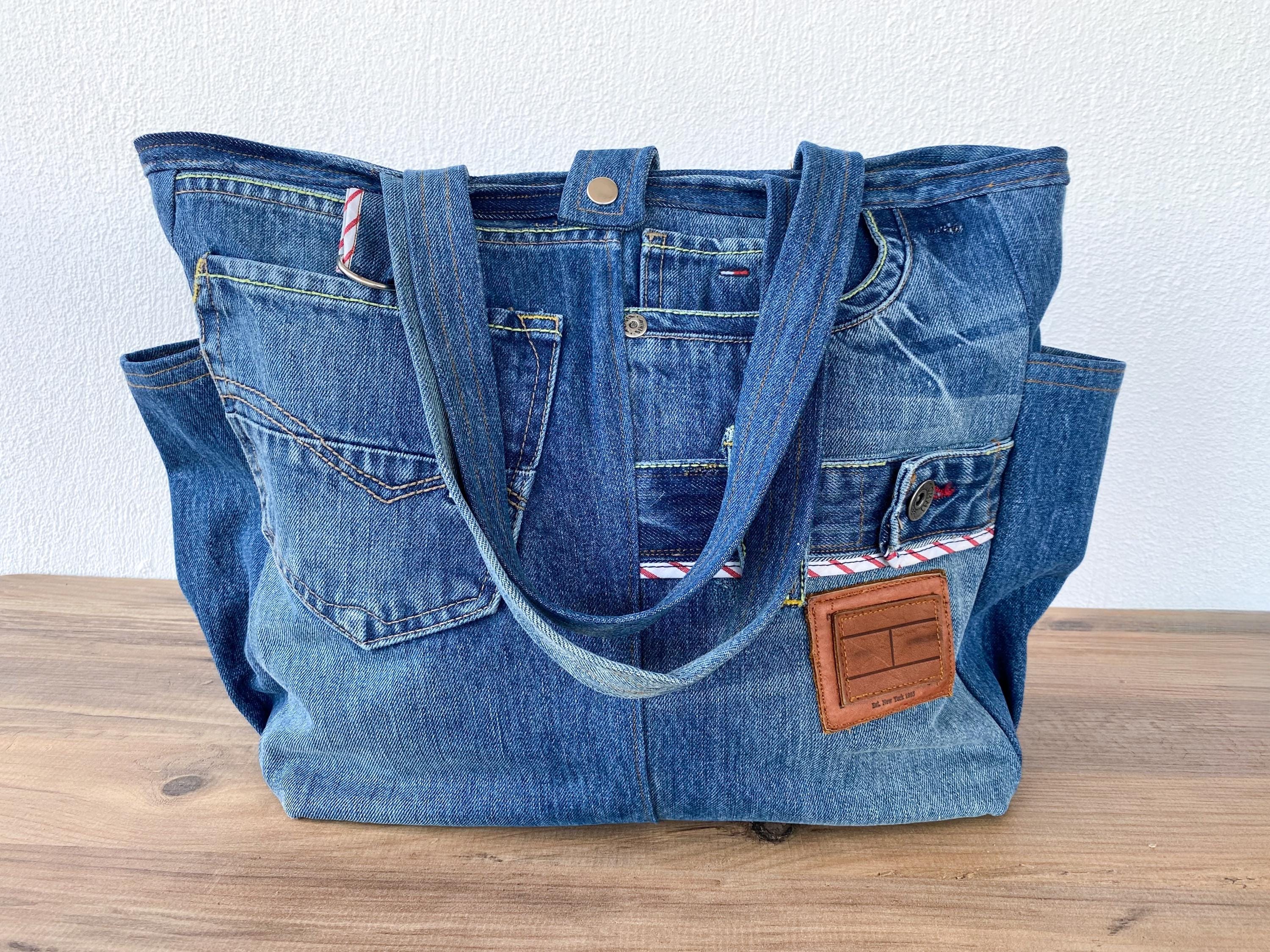 Patrones Bolsos Hechos Como Hacer Un Bolso Con Tejanos Viejos