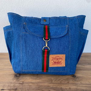 Levis Tote Bag: The Ultimate Upcycled Denim Shoulder Bag