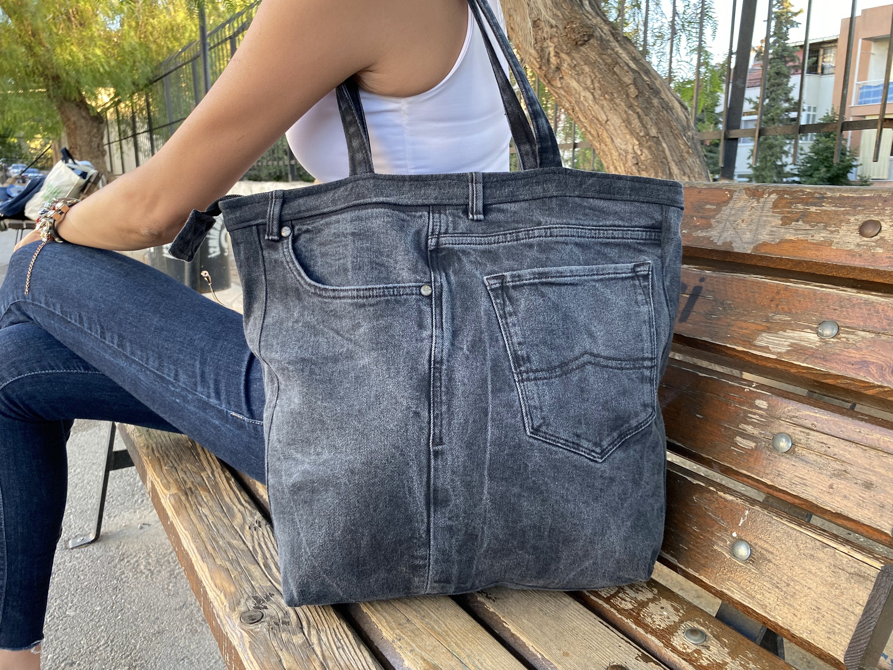 Stylish Black Tote Bag for Women Cute and Aesthetic Weekender Tote Bag With Book Lover Charm Etsy