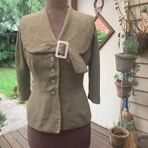 Stunning fitted 1940&#39;s jacket by Supremacy of Melbourne