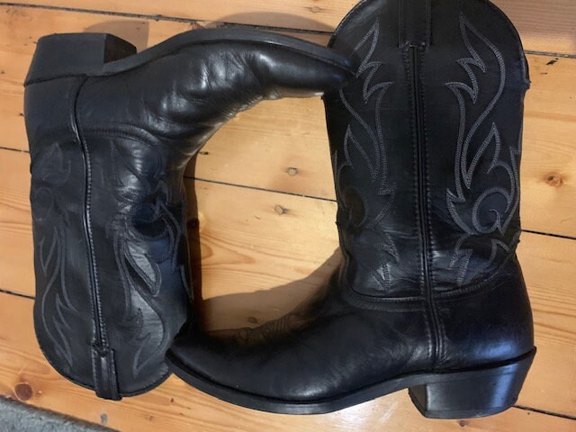 Men's western boots store size 14