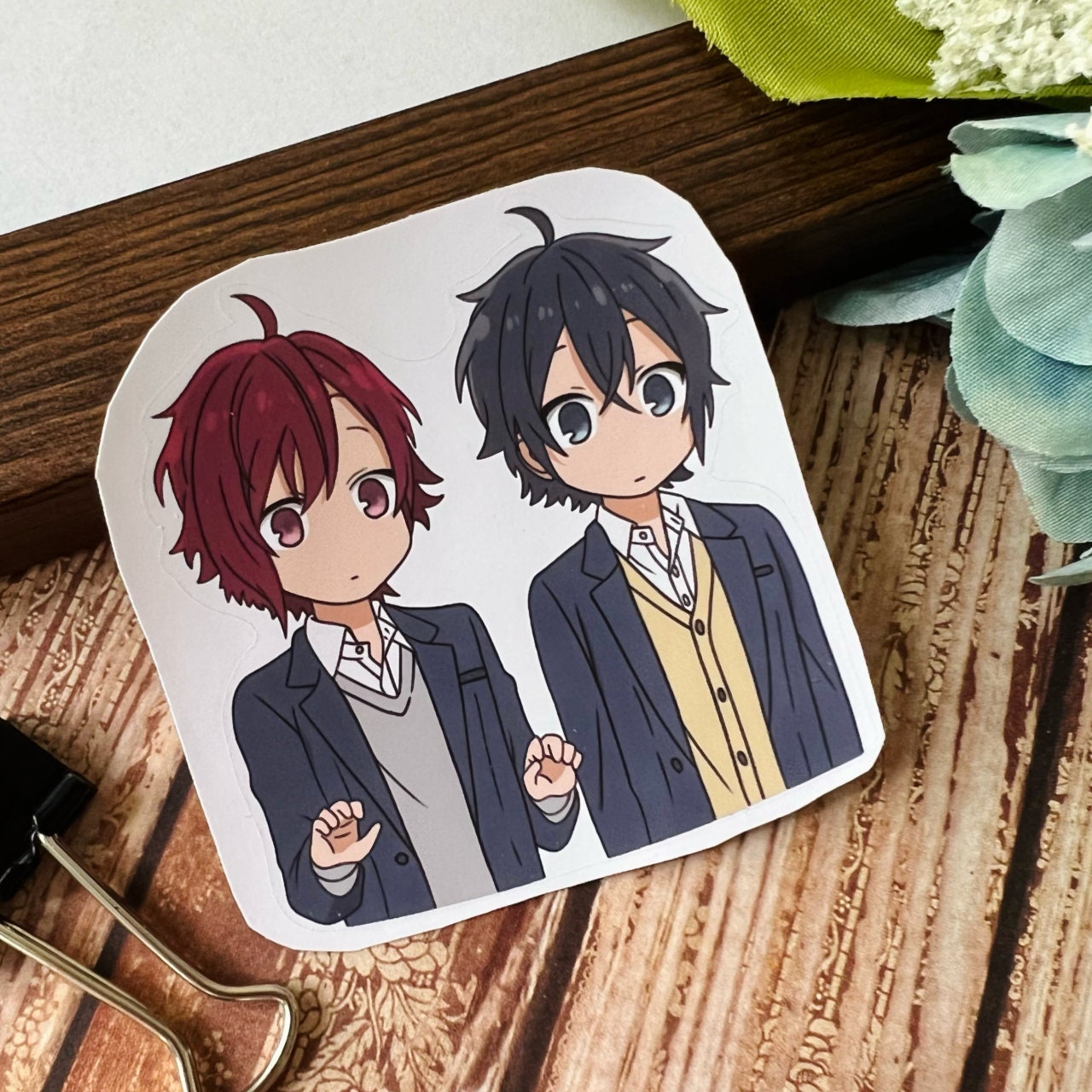 Hori Kyouko & Miyamura Izumi - HORIMIYA ANIME Sticker for Sale by  WAIFUCORNER