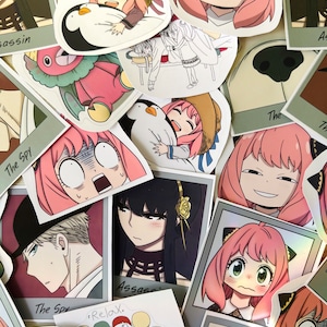 cute anime family stickers