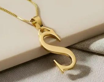 Initial Necklace Sterling Silver 925