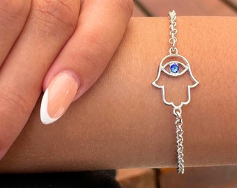 Evil Eye Hamsa Bracelet