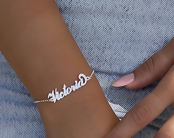 Carrie Name Bracelet Sterling Silver