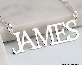 Figaro Name Necklace for Men