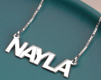 Custom Name Plate Necklace