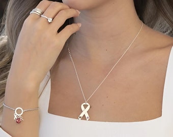 Breast Cancer Warrior Gift Necklace
