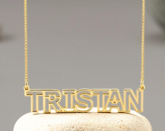 Personalized Unique Name Necklace, Sterling Silver or Gold