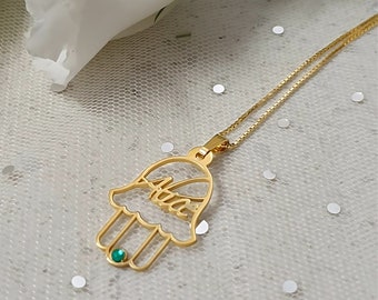 Hamsa Necklace Sterling silver