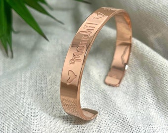 Sterling Silver Cuff Bracelet Adjustable