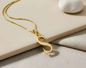 Initial Necklace Sterling Silver 925