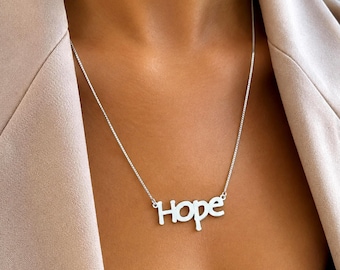 Custom Name Necklace, Sterling Silver Personalized Jewelry