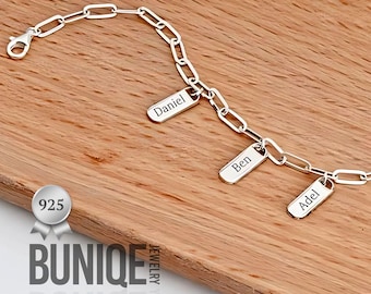 Mother Bracelet with Kids Names