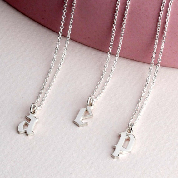 Hemsleys Collection 14K Diamond Mini Lowercase Initial Necklace – Hemsleys  Jewellers