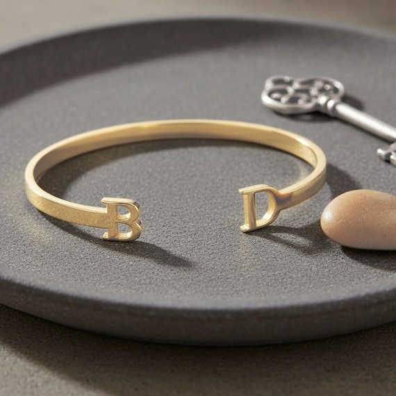 Bracciale Rigido Aperto Placcato Oro Con Perline Colorate | Gioiello Boho Elasticizzato Impilabile Regalo Per Donna