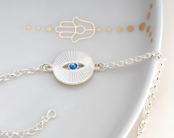 Blue Evil Eye Bracelet