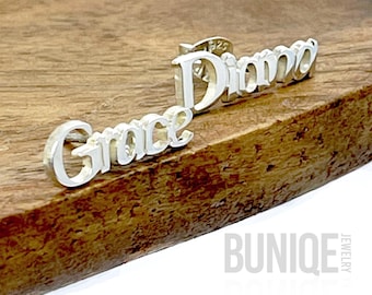 Custom Name Stud Earrings