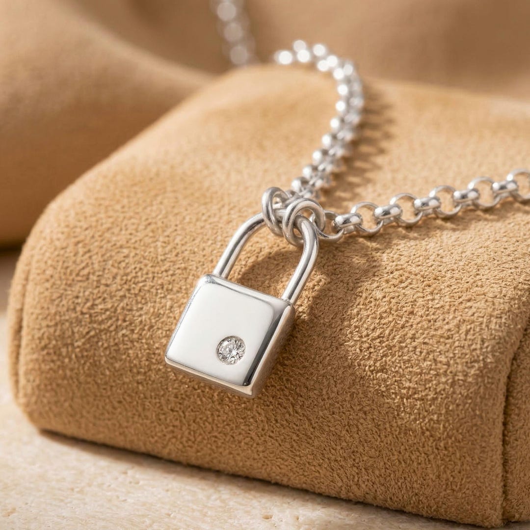 Collana con cuore infinito in oro massiccio 14k: regalo di San Valentino con diamanti - Italia