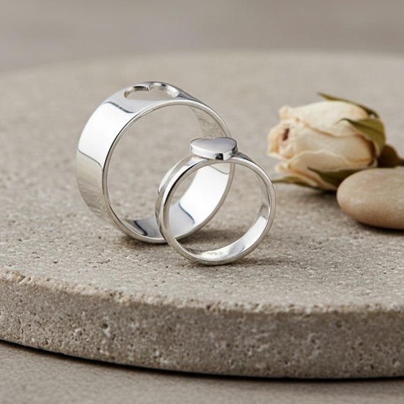 Vxddy Anillos De Promesa Para Parejas, Anillo De