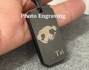 Custom Logo Necklace, Personalized Dog Tag