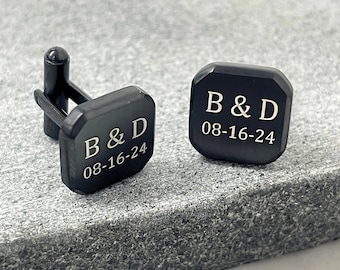 Custom Engraved Cufflinks