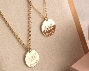 Matching Couple Necklace Set